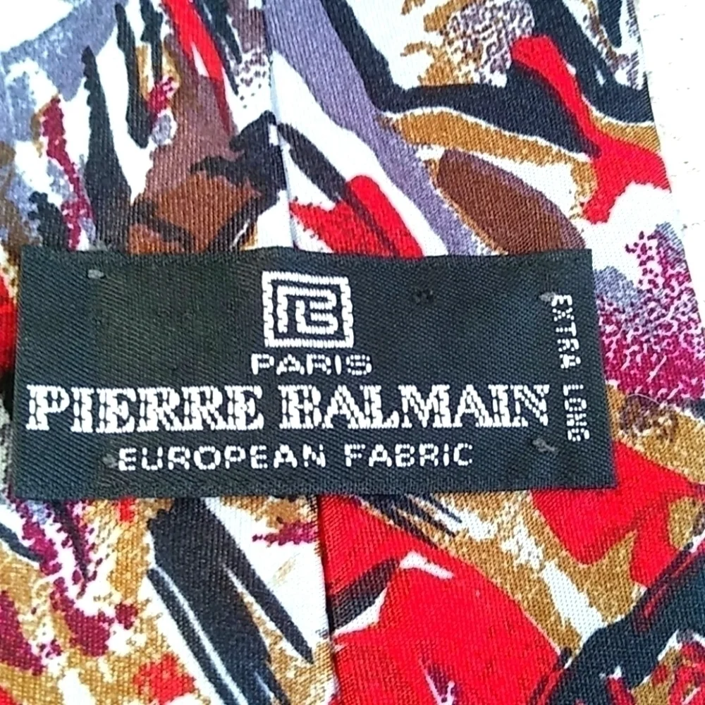 Pierre Balmain Paris Estate Set of Two Necktie Bundle